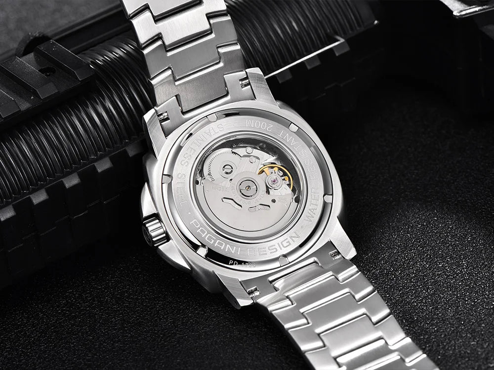 2025 Pagani design top Business Men's Mechanical Watch Luxury Sapphire NH39 stainless steel automatic Men's Watch 20BAR gift box