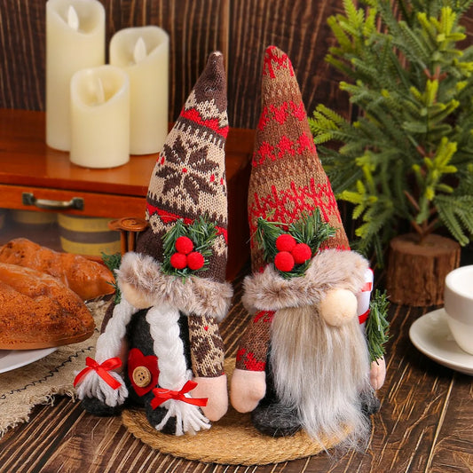 Christmas Gnomes Faceless Doll Decoration Tabletop Decoration Merry Christmas Elf Decoration Home Indoor Christmas Decorations