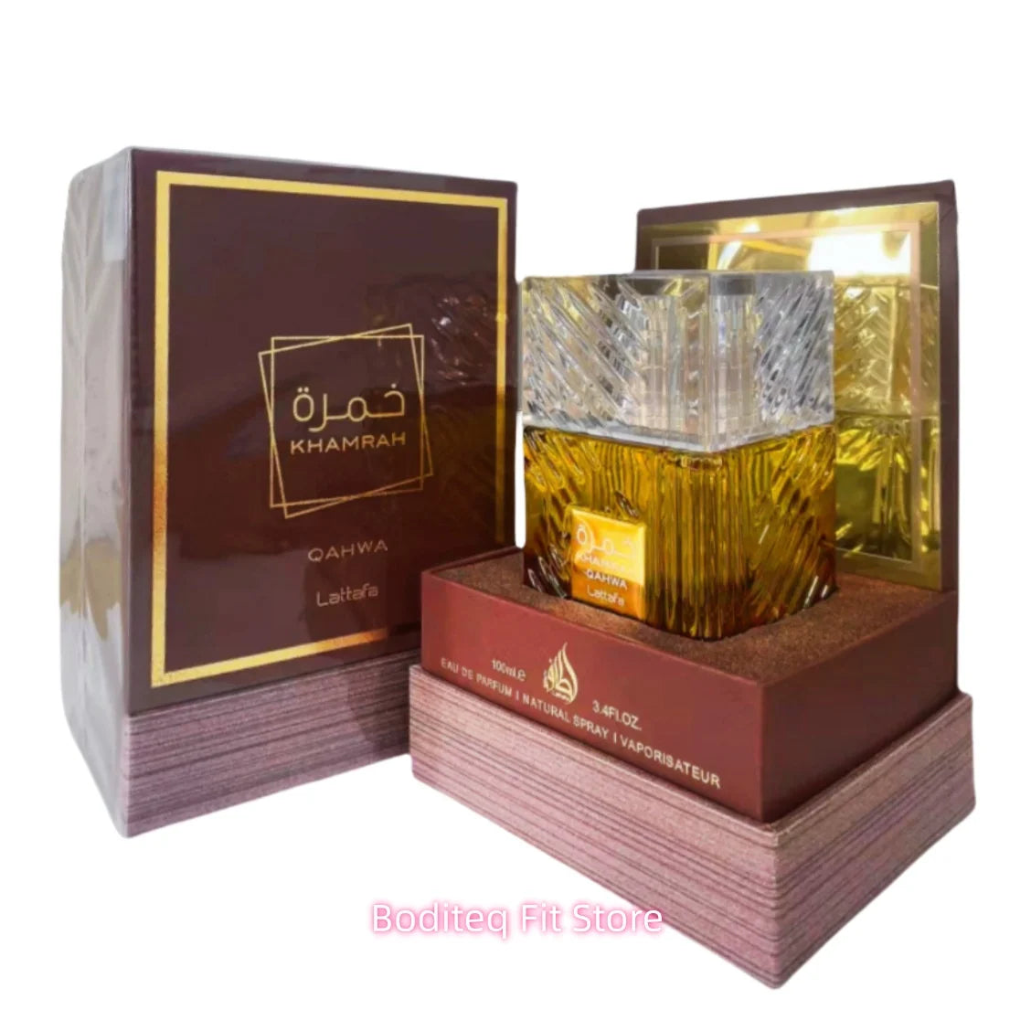 Lattafa Khamrah Qahwa 100ml Unisex Perfume For Men And Women Perfume Middle East Arab Dubai Perfume