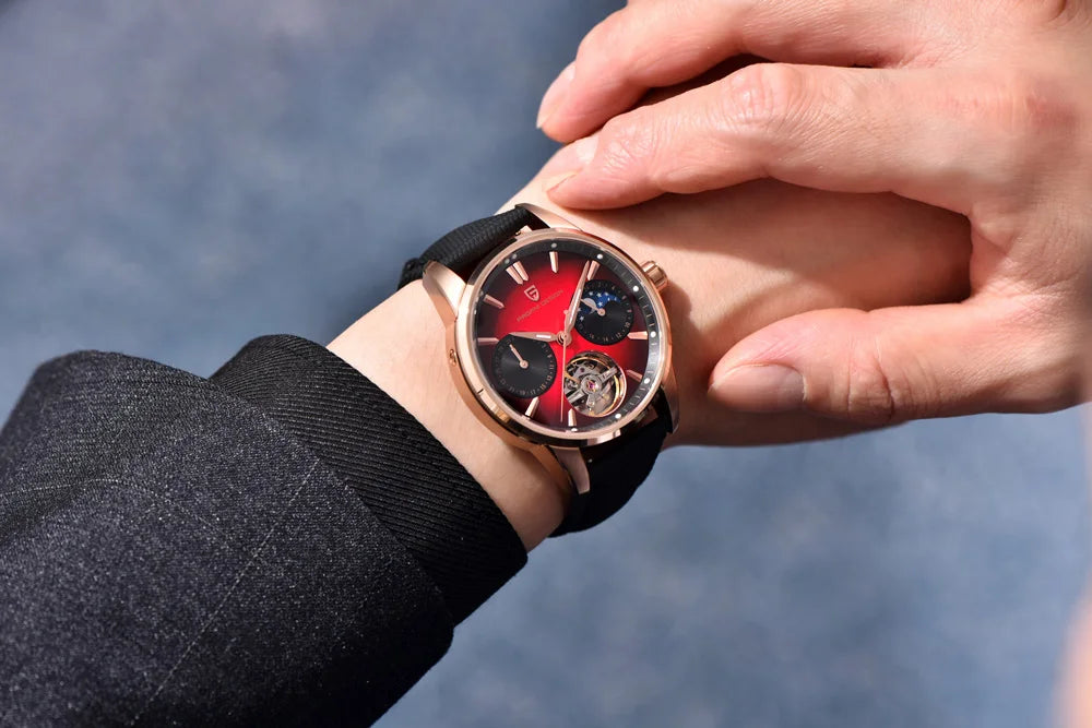 PAGANI DESIGN Men's Watch 2025 New Mechanical Watches For Man Luxury Sapphire Mirror Automatic Wristwatch Sport Waterproof Clock