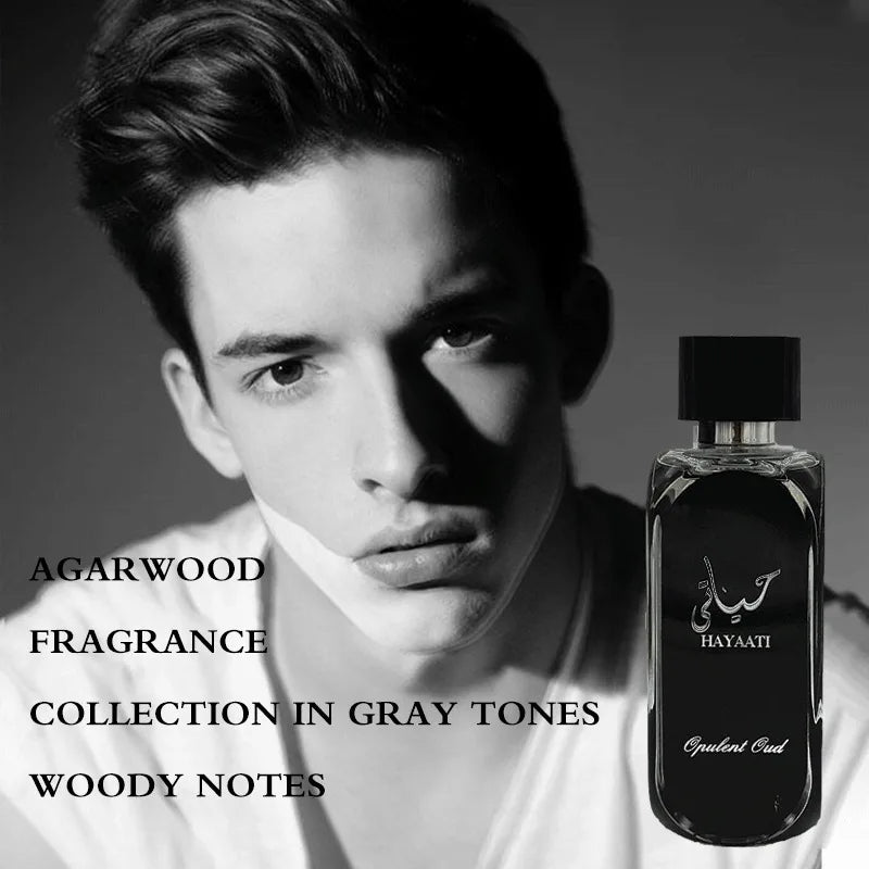 Lattafa Perfumes Hayaati Eau De Parfum Spray for Men 3.4 Ounce Brand Perfume Woody Aromatic Fragrance Vanilla