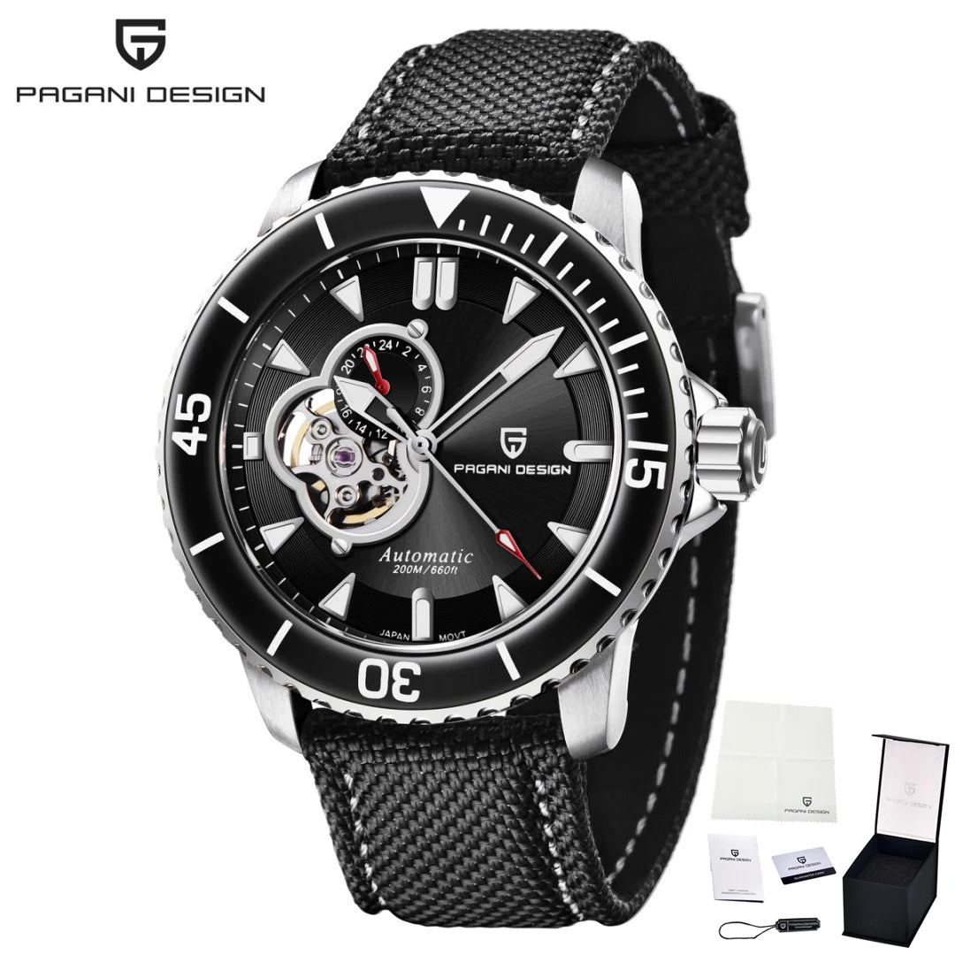 PAGANI DESIGN Top Luxury Men's Watch Sport NH39 Mechanical Automatic Watch Super Bright Luminous Sapphire Glass Watches for Man