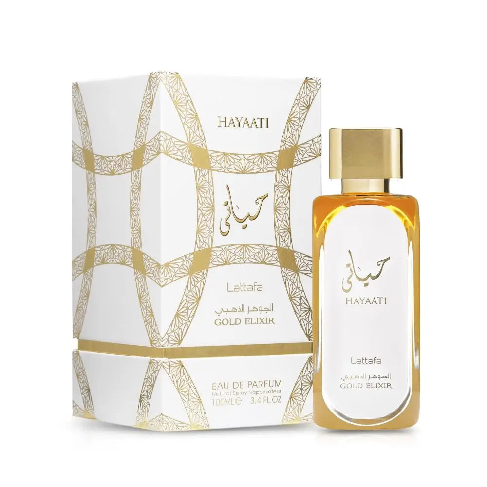 Lattafa Perfumes Hayaati Eau De Parfum Spray for Men 3.4 Ounce Brand Perfume Woody Aromatic Fragrance Vanilla