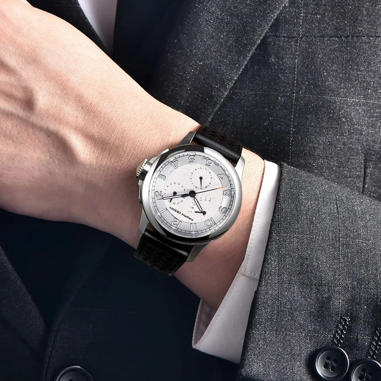 PAGANI DESIGN 2024 New Men's Watches Luxury Quartz Watch Men Multifunction Date Wrist watch Men Sapphire crystal Japan VH88 Movt