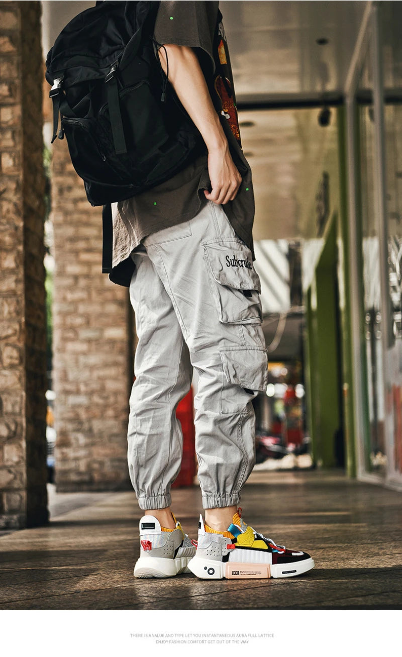 Men's Shoes For Enlightenment In Autumn New Breathable Super Hot Couple Shoes For Men's Korean Style Color-Blocking Personality