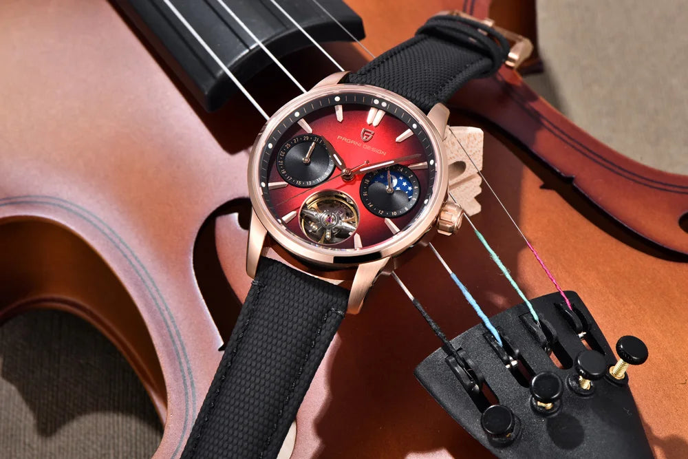 PAGANI DESIGN Men's Watch 2025 New Mechanical Watches For Man Luxury Sapphire Mirror Automatic Wristwatch Sport Waterproof Clock