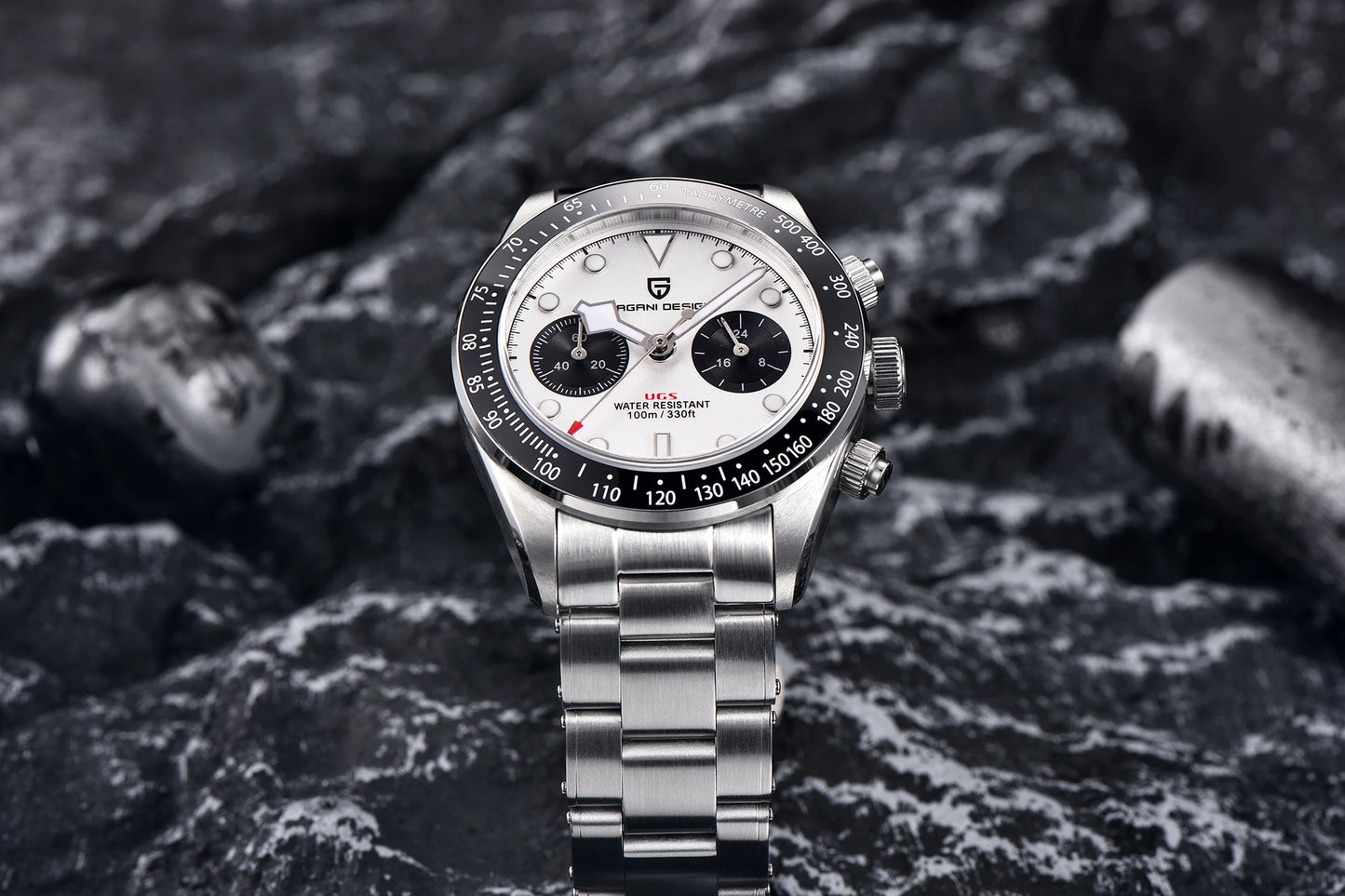 PAGANI DESIGN 2024 New BB Panda Retro Sport Chronograph Luxury Quartz Watch For Men Sapphire mirror 10Bar Waterproof Wrist Watch