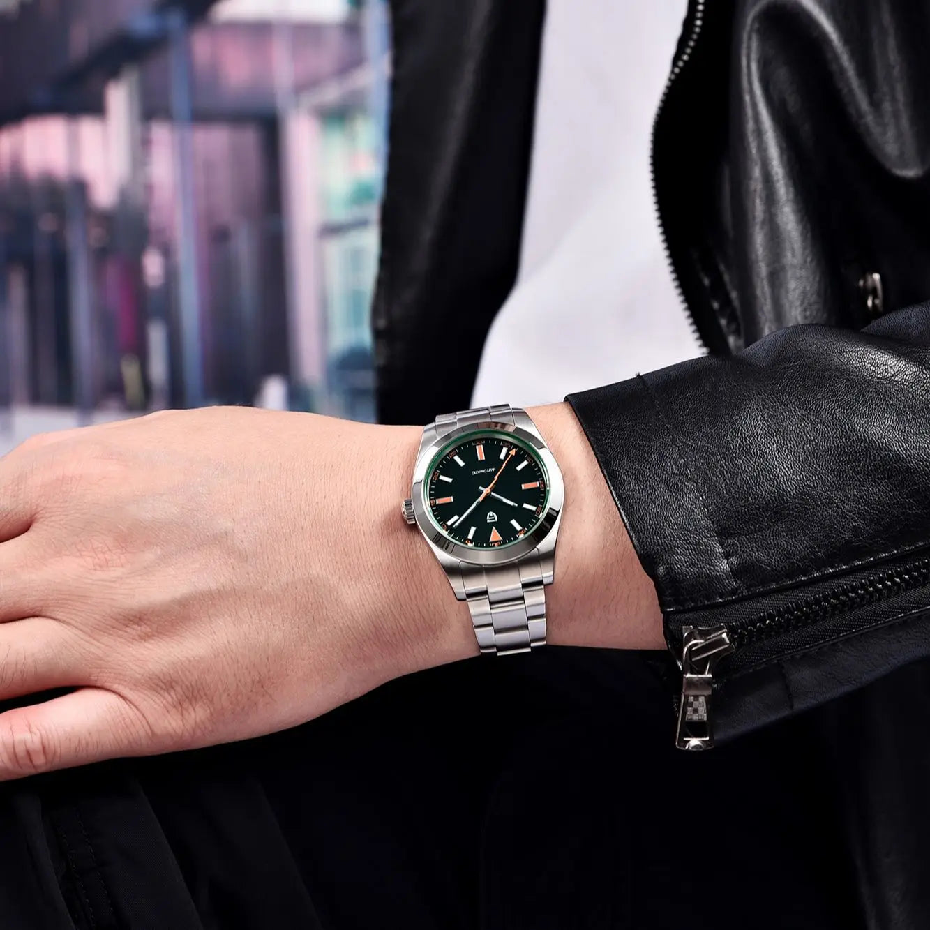 PAGANI DESIGN Men's Watches Luxury Automatic Watch for Men Green Glass Mechanical Watches AR Sapphire glass Wristwatch Men 2025