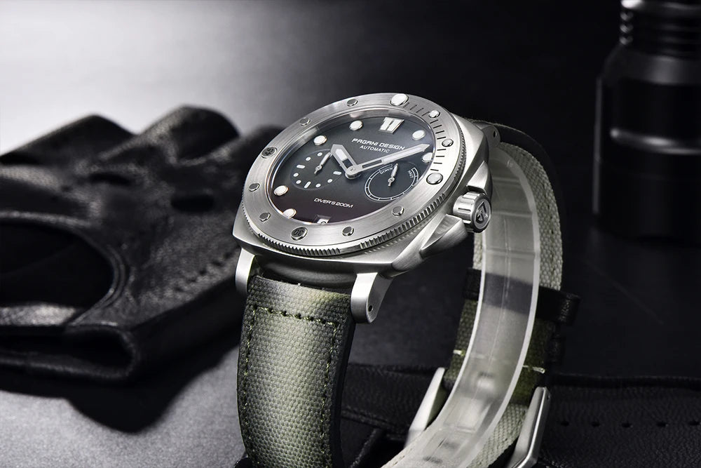 PAGANI DESIGN Mechanical Wristwatches Brand CAL.2C10 watches Sapphire Glass AR coating 200M Waterproof Chrono Clock reloj hombre