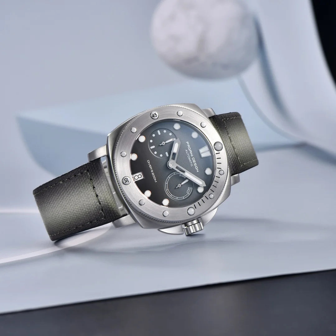 PAGANI DESIGN Men's Watches New Diver Automatic Mechanical Watch Sapphire Stainless Steel Sport 20 Bar Clock Relogios Masculino