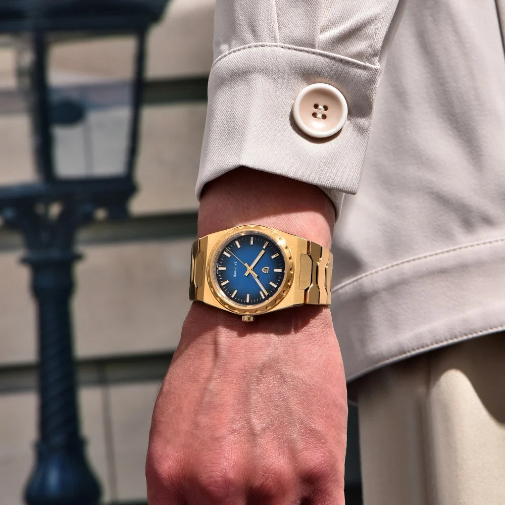 PAGANI DESIGN 2025 New Thin 7mm Fashion Men's Quartz Watch 10Bar Waterproof Stainless Steel Sapphire C3 Upgrade V2 reloj hombre