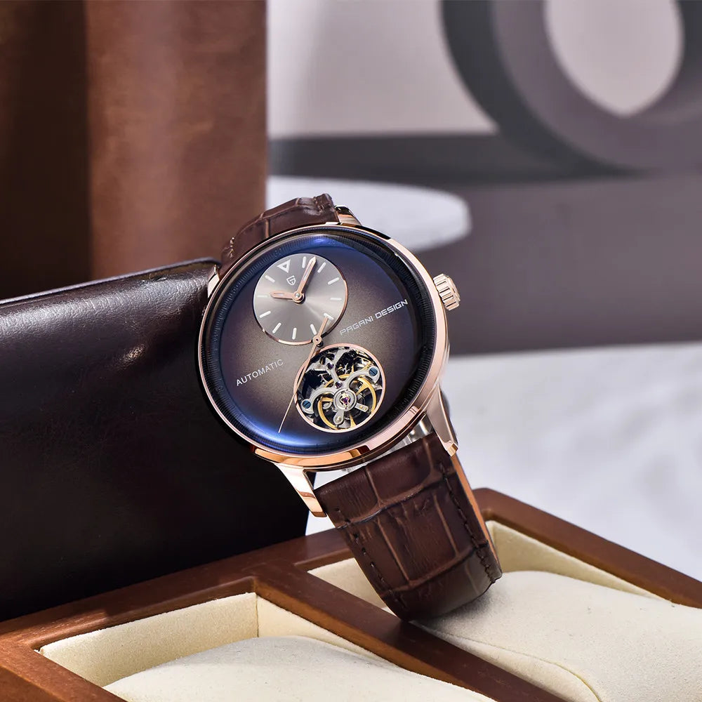 2025 New PAGANI DESIGN 42MM Men's Mechanical Watches Luxury Business Waterproof 10Bar Stainless Steel Automatic Watch for Men