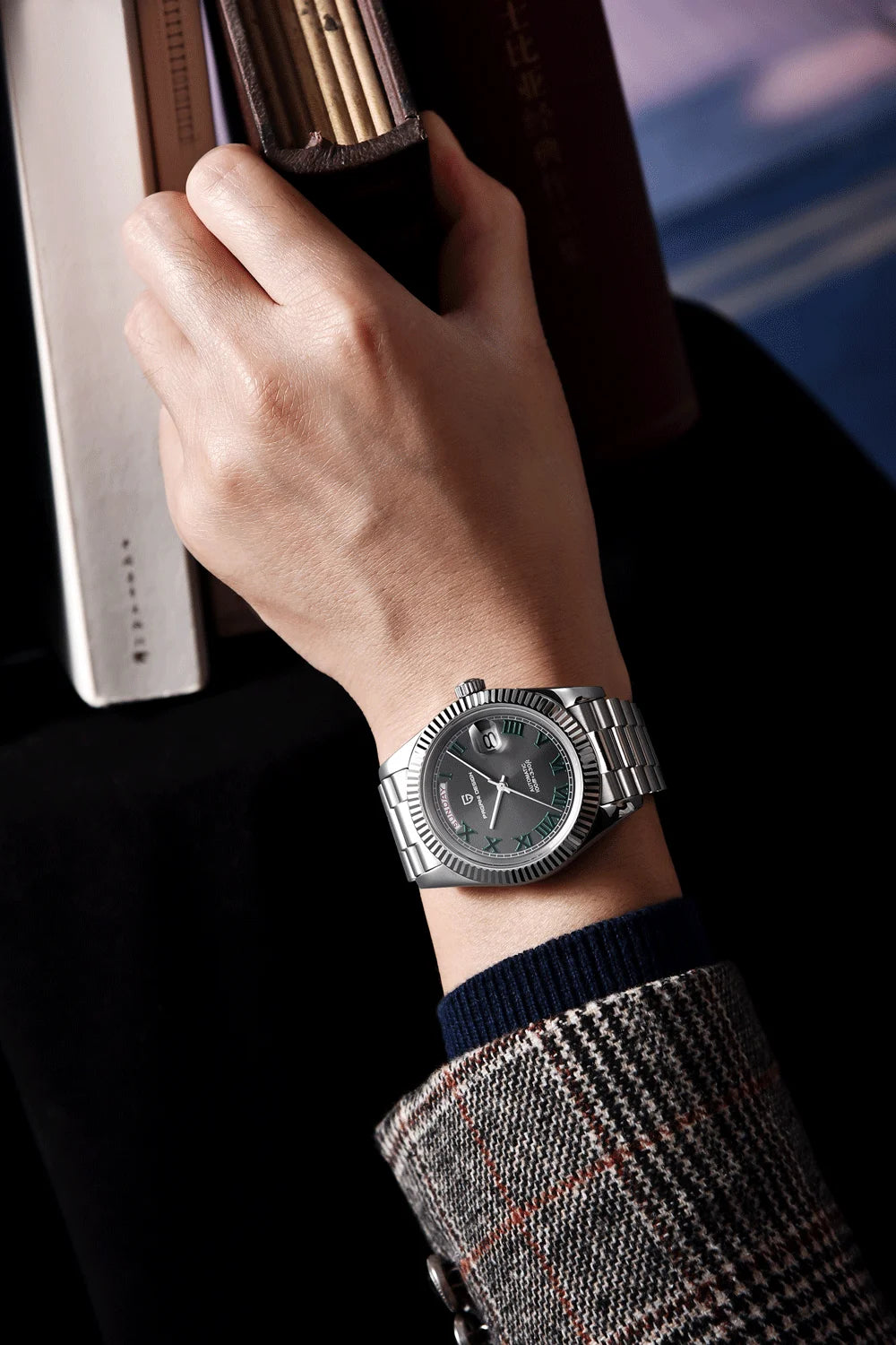 2025 New PAGANI DESIGN Man Watch Luxury Mechanical Watches DD40 Automatic Watches For Man Sports AR Sapphire Mirror Clocks Gifts