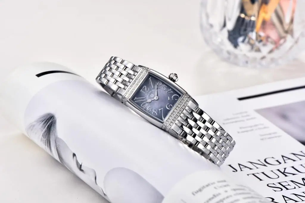 PAGANI DESIGN Women's Quartz Watch Luxury Fashion Sapphire Stainless Steel Waterproof Clock Bracelet Relogio Feminino PD1737