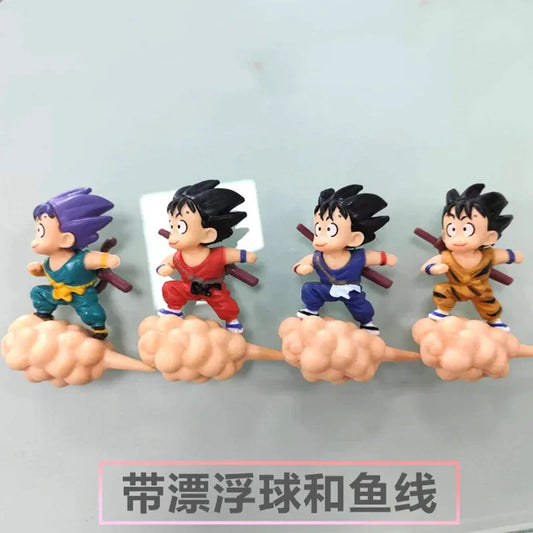 New Anime Dragon Ball Figure Son Goku Fish Tank Landscape Decoration Animation Dragon Ball Wukong Micro Landscape Gifts Kids Toy