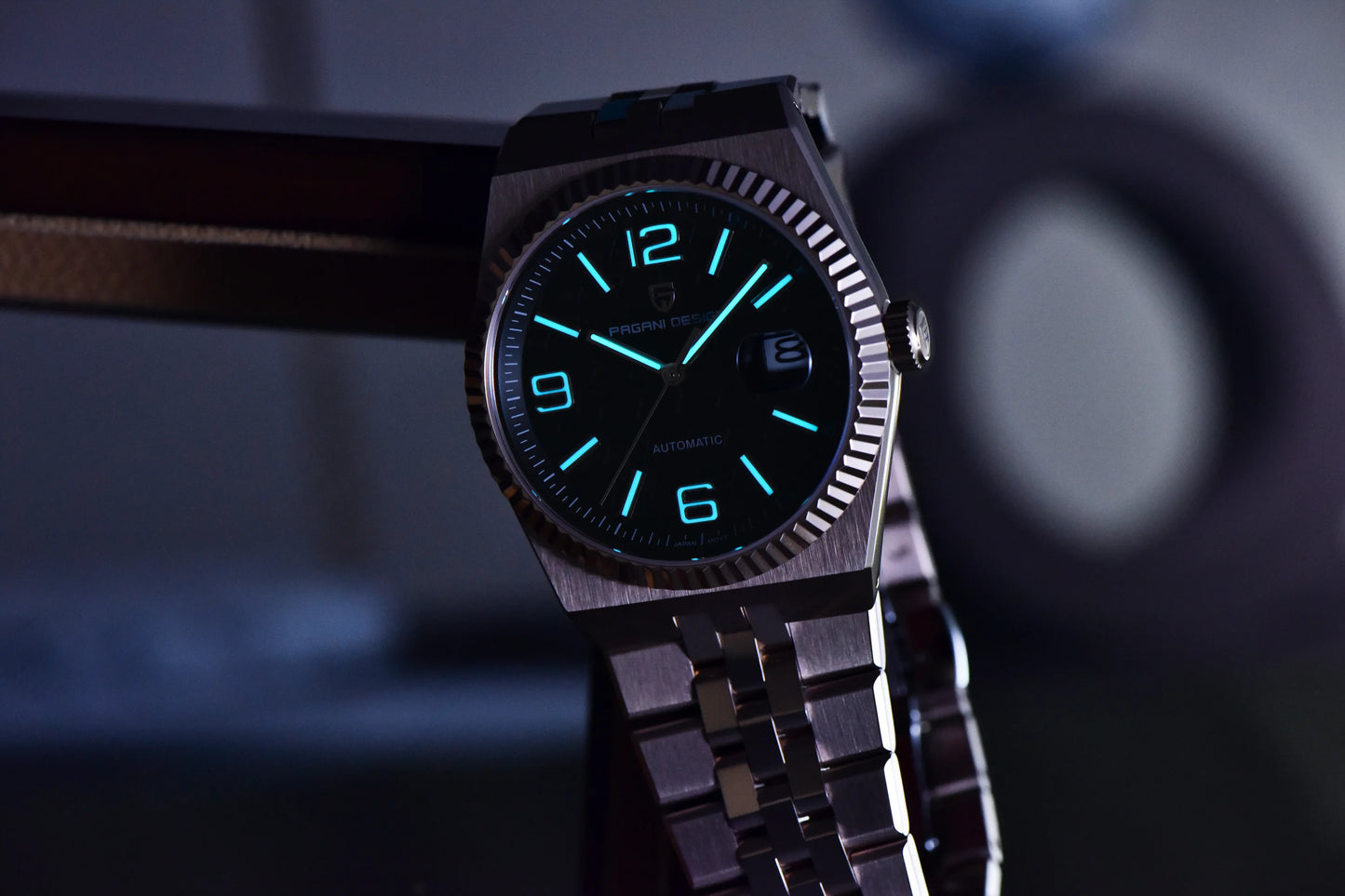 PAGANI DESIGN 3D Rhombus Dial Watches Luxury Automatic Watch Men Stainless steel Mechanical Wristwatch For Gift Box 2025 New