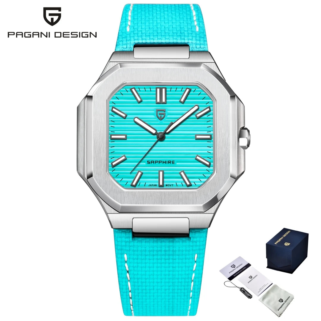 PAGANI DESIGN 2025 Men's Luxury Watch Mechanical Chronograph Quartz Movement Stainless Steel Waterproof Sapphire Crystal