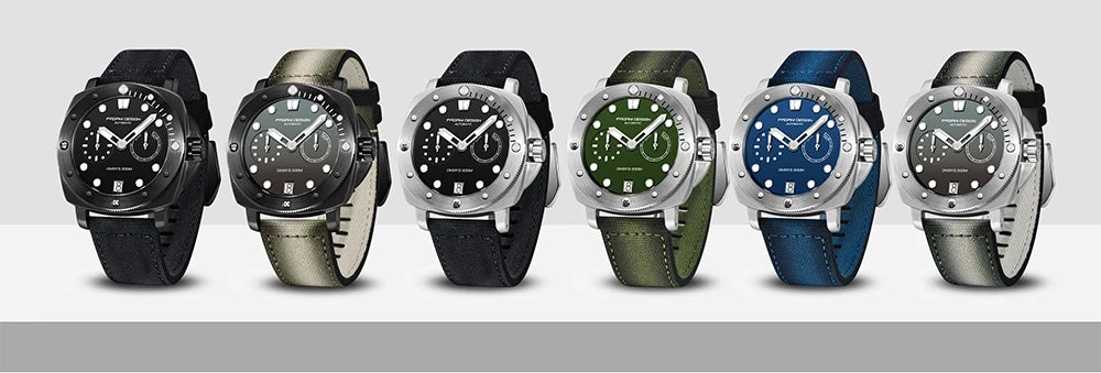 PAGANI DESIGN Mechanical Wristwatches Brand CAL.2C10 watches Sapphire Glass AR coating 200M Waterproof Chrono Clock reloj hombre