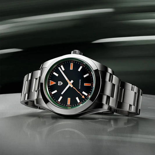 PAGANI DESIGN Men's Watches Luxury Automatic Watch for Men Green Glass Mechanical Watches AR Sapphire glass Wristwatch Men 2025