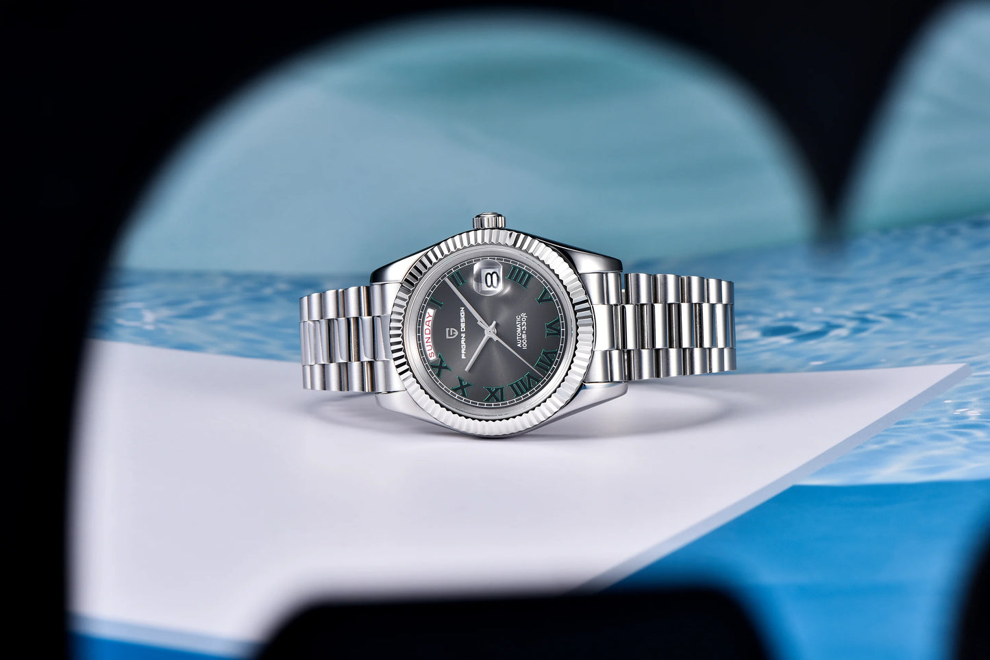 PAGANI DESIGN 2025 New Luxury Rose Gold DD40 Automatic Watch For Men NH36A Mechanical Wristwatch Men Stainless steel Waterproof