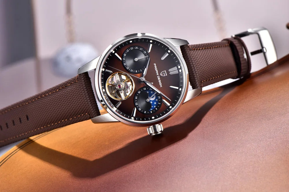 PAGANI DESIGN Men's Watch 2025 New Mechanical Watches For Man Luxury Sapphire Mirror Automatic Wristwatch Sport Waterproof Clock