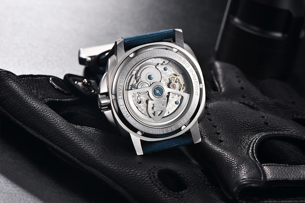 PAGANI DESIGN Mechanical Wristwatches Brand CAL.2C10 watches Sapphire Glass AR coating 200M Waterproof Chrono Clock reloj hombre