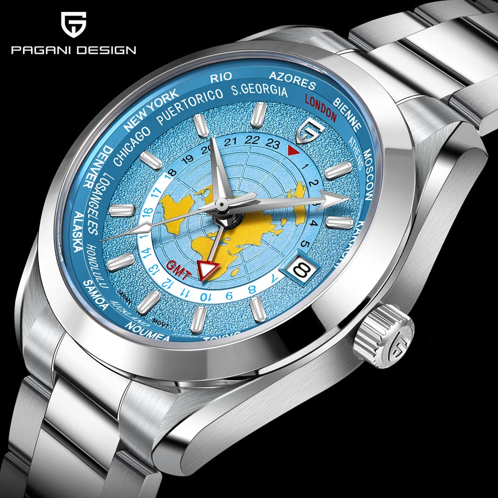 PAGANI DESIGN men's Watch 1788 Light Luxury Mechanical Watch Men's gift Box NH34A Movement Sapphire glass Waterproof Men's Watch