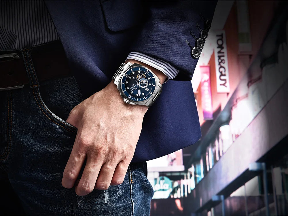 2025 Pagani design top Business Men's Mechanical Watch Luxury Sapphire NH39 stainless steel automatic Men's Watch 20BAR gift box