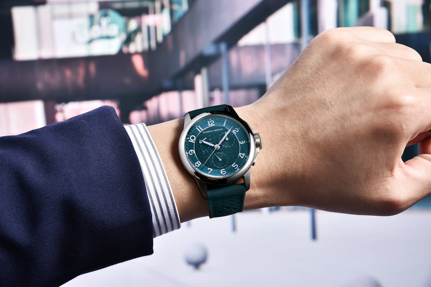 PAGANI DESIGN 2024 New Men's Watches Luxury Quartz Watch Men Multifunction Date Wrist watch Men Sapphire crystal Japan VH88 Movt