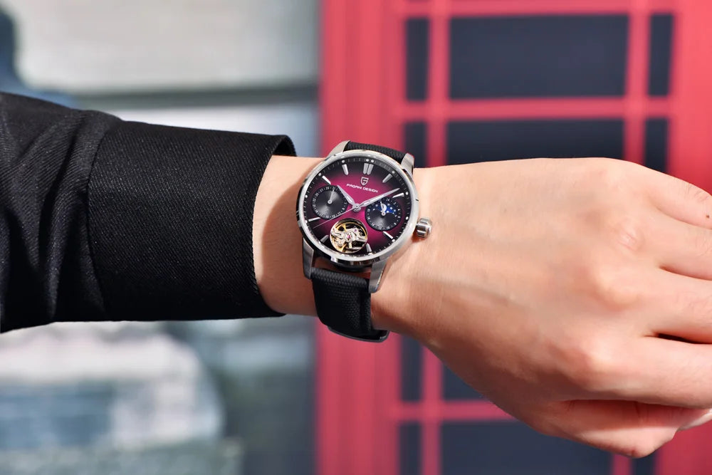 PAGANI DESIGN Men's Watch 2025 New Mechanical Watches For Man Luxury Sapphire Mirror Automatic Wristwatch Sport Waterproof Clock