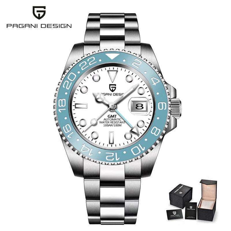 PAGANI DESIGN Men Watch Original Automatic Mechanical Watch For Man Scale Waterproof Luminous StainlessSteel watch Reloj PD-1662