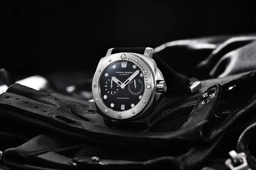 PAGANI DESIGN Mechanical Wristwatches Brand CAL.2C10 watches Sapphire Glass AR coating 200M Waterproof Chrono Clock reloj hombre