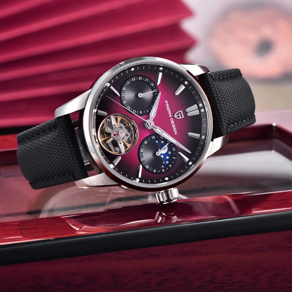 PAGANI DESIGN Men's Watch 2025 New Mechanical Watches For Man Luxury Sapphire Mirror Automatic Wristwatch Sport Waterproof Clock