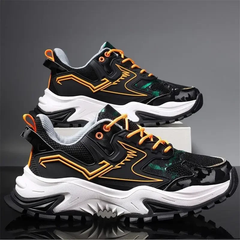 Men Sneakers Breathable Running Shoes 2025 Men Comfortable Black Casual Sneakers Outdoor Fashion Casual Shoes Zapatos De Mujer