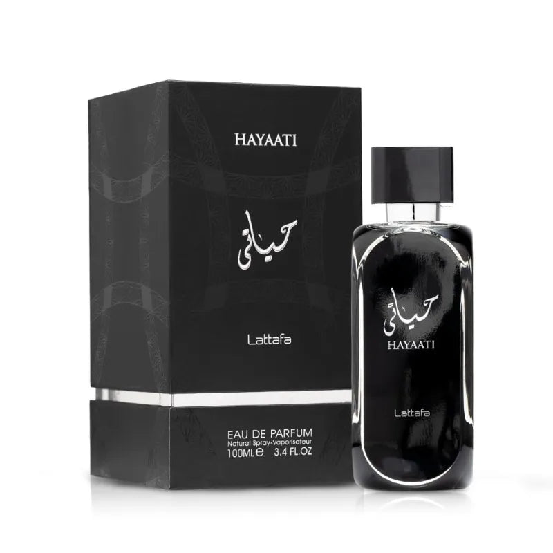 Lattafa Perfumes Hayaati Eau De Parfum Spray for Men 3.4 Ounce Brand Perfume Woody Aromatic Fragrance Vanilla