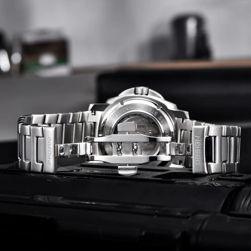 2025 Pagani design top Business Men's Mechanical Watch Luxury Sapphire NH39 stainless steel automatic Men's Watch 20BAR gift box