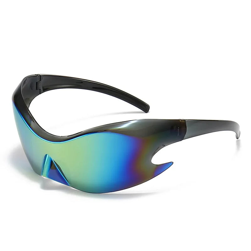 Classic Men's Vintage Sunclasses Women Joined Body Future Technology Sense Sun Glasses Men Outdoor Cycling Sports Eyewear UV400