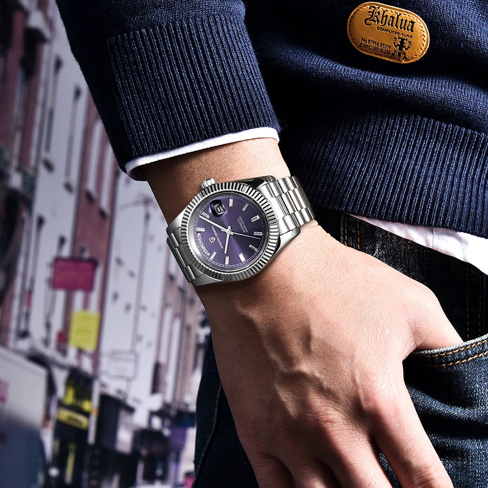 2025 New PAGANI DESIGN Man Watch Luxury Mechanical Watches DD40 Automatic Watches For Man Sports AR Sapphire Mirror Clocks Gifts