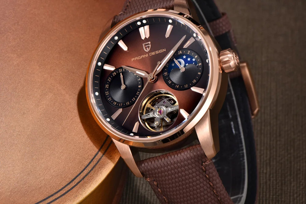 PAGANI DESIGN Men's Watch 2025 New Mechanical Watches For Man Luxury Sapphire Mirror Automatic Wristwatch Sport Waterproof Clock