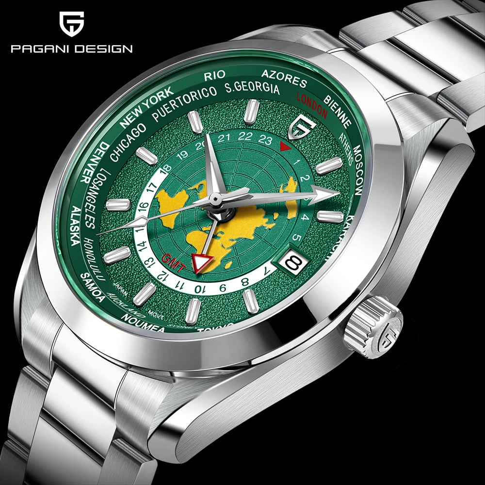 PAGANI DESIGN men's Watch 1788 Light Luxury Mechanical Watch Men's gift Box NH34A Movement Sapphire glass Waterproof Men's Watch