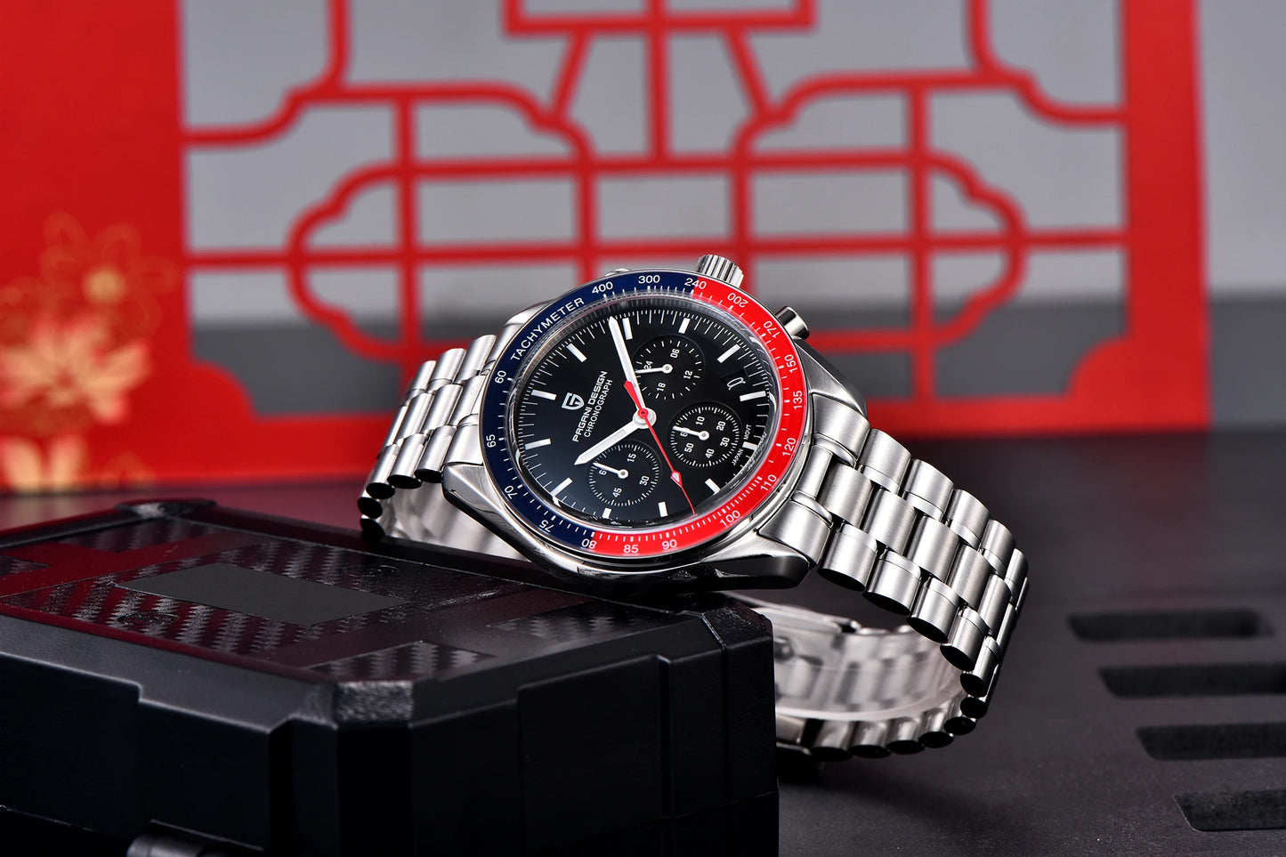 PAGANI DESIGN 2025 Men's Watches Luxury Quartz Watch For Man Chronograph AR Sapphire Mirror Auto Date Wrist Watches Reloj Hombre