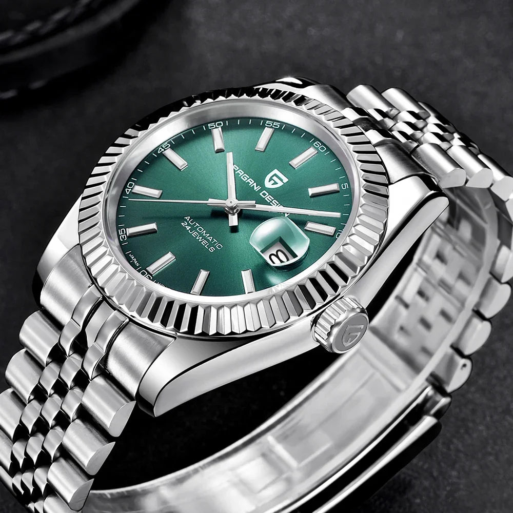 2025 New PAGANI DESIGN PD-1645 V3 Men's Mechanical Watches Business Sapphire Glass Automatic 42MM Stainless Steel Watch for Men