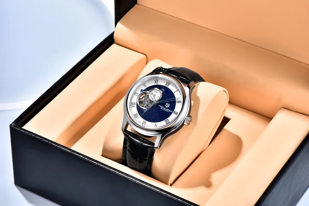 PAGANI DESIGN Tourbillon Men's Mechanical Watches Top Luxury Automatic Watch For Men NH35 Wristwatch Gift AR Sapphire Waterproof