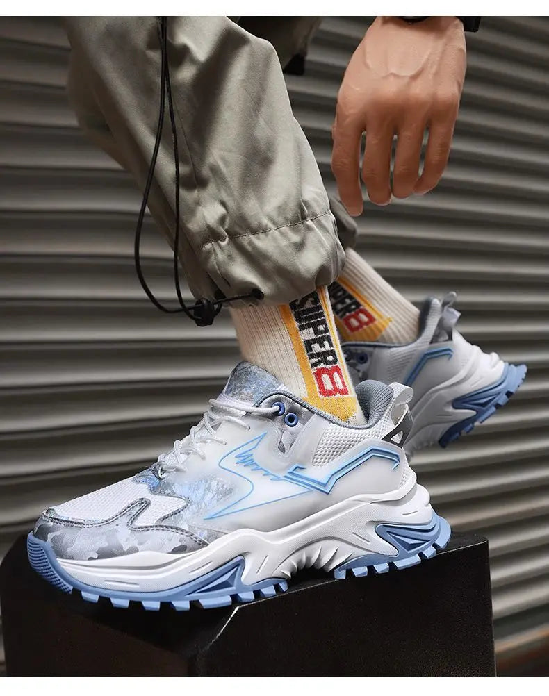 Men Sneakers Breathable Running Shoes 2025 Men Comfortable Black Casual Sneakers Outdoor Fashion Casual Shoes Zapatos De Mujer