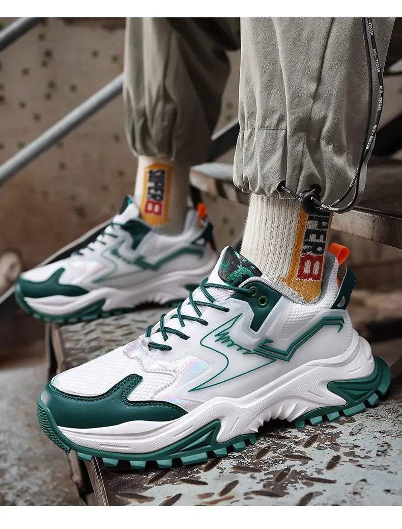 Men Sneakers Breathable Running Shoes 2025 Men Comfortable Black Casual Sneakers Outdoor Fashion Casual Shoes Zapatos De Mujer