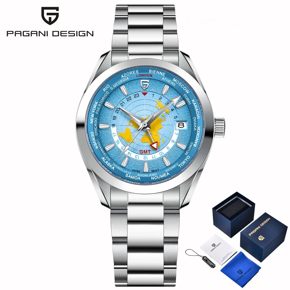 PAGANI DESIGN men's Watch 1788 Light Luxury Mechanical Watch Men's gift Box NH34A Movement Sapphire glass Waterproof Men's Watch