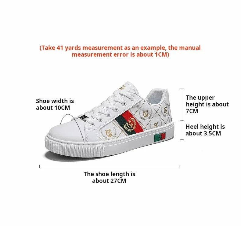 Sneakers Casual Men Designer Punk Golden Board Shoes Fashion Microfiber Leather Upper Height Increased Flat Platform Sport Shoes